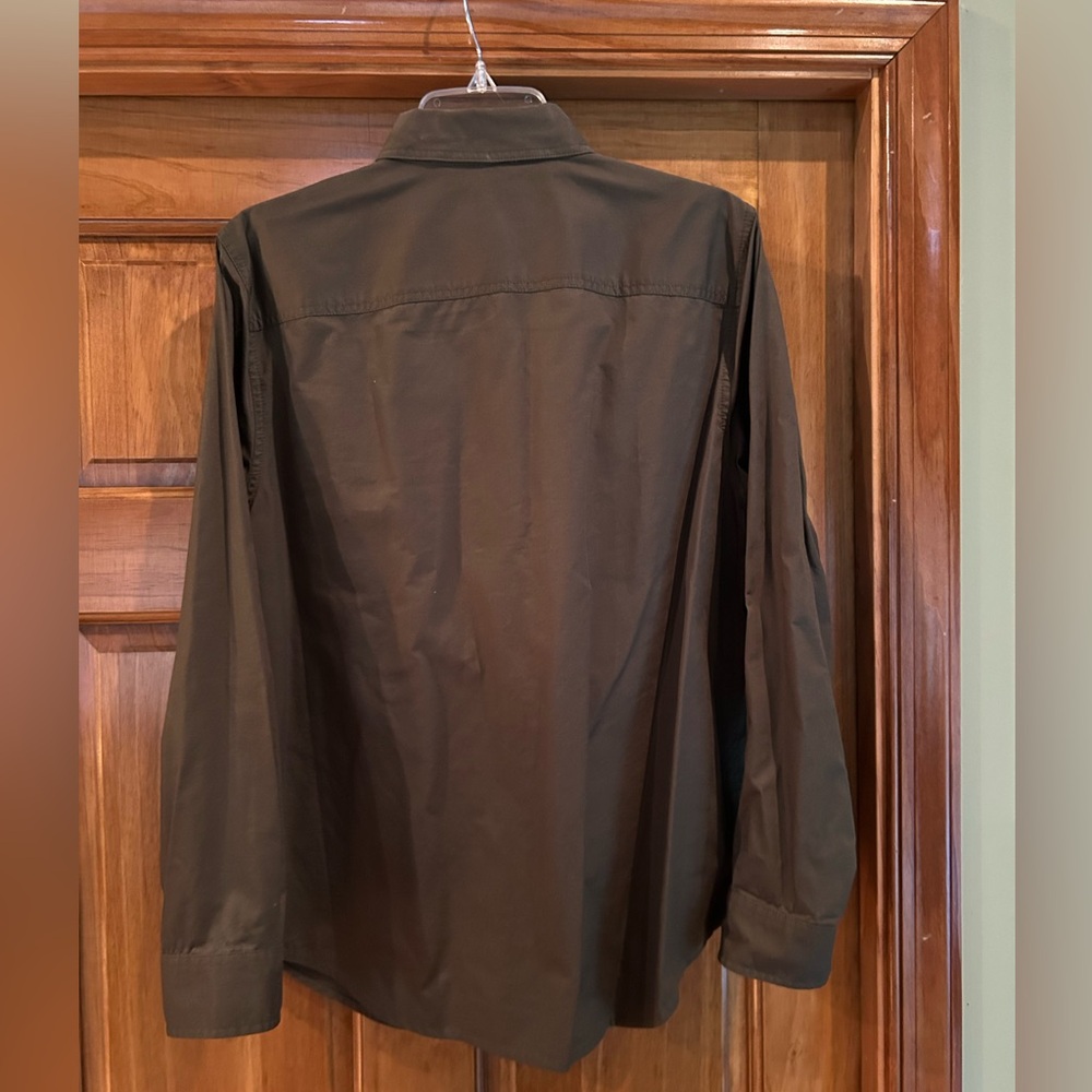 Lauren Ralph Lauren Olive Green Button-Down Shirt - Picture 2 of 2
